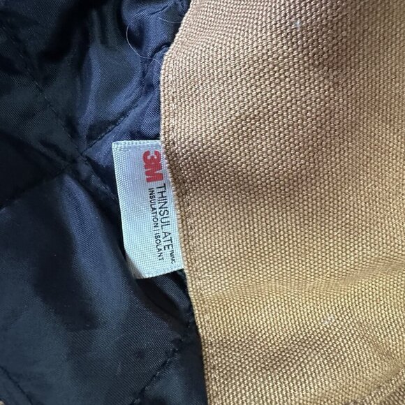 Carhartt Jacket Brown Size L Tall Made In Mexico 3M Hood Excellent Condition - Picture 5 of 8